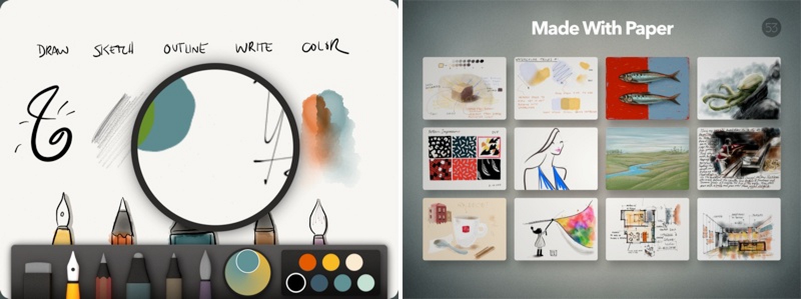 5 impressive drawing apps on iPad 