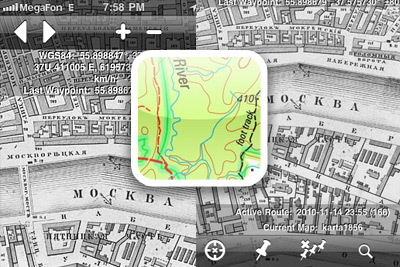 Bit Map - upload your maps to iPhone 