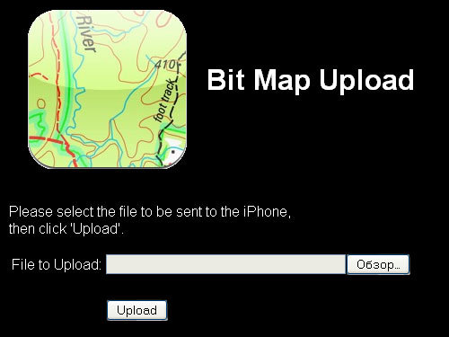 Bit Map - upload your maps to iPhone 