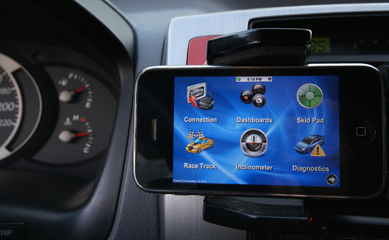 Car diagnostics using iPhone 