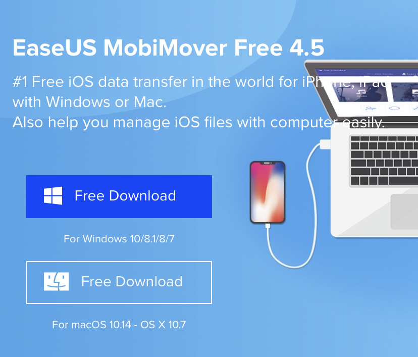 EaseUS MobiMover - Unique Free Data Transfer App 