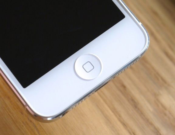 home button on iphone 5 