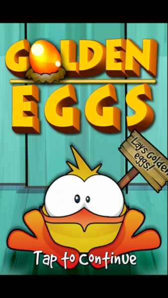 Golden Eggs - modern chicken Ryaba 