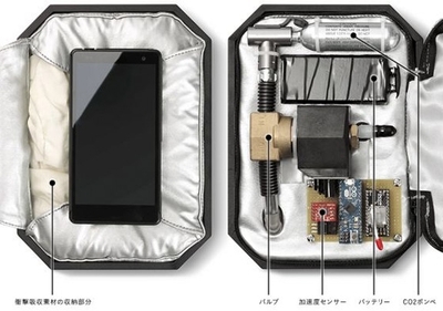 Honda introduced a case for iPhone with airbags