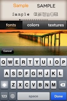 InstaFonts - caption to photos in Instagram 