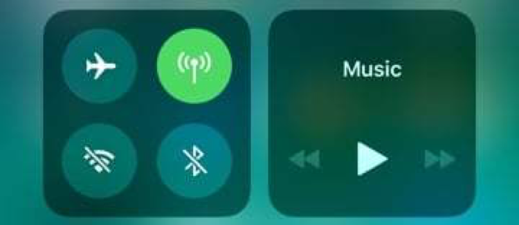 How to turn off Wi-Fi and Bluetooth in Control Center 