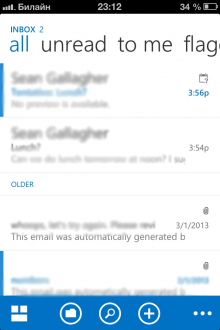Microsoft OWA for iPhone - how not to make mail clients 