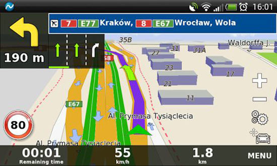 Navmax GPS Navigation is another free navigator for iPhone