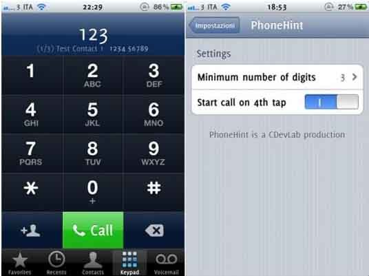 PhoneHint - fast phone number search 