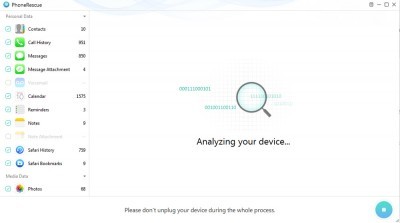 PhoneRescue - data recovery tool from iPhone 