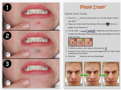 Pimple Eraser: no limit to perfection 
