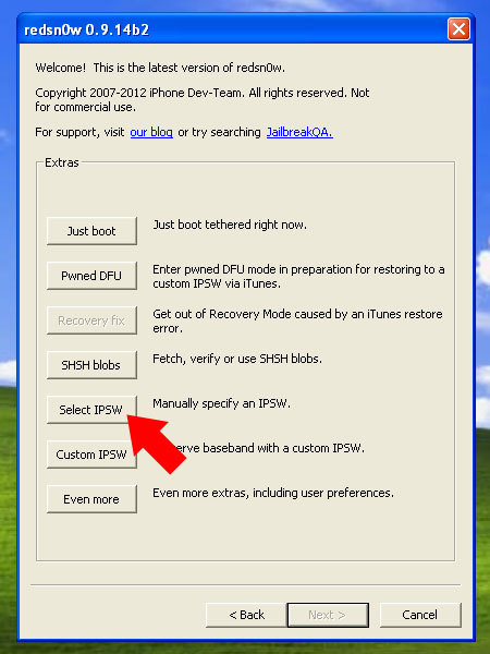 Lowering the modem to iPhone 3G / 3GS, restoring the GPS 