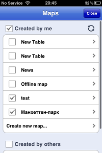 "Maps Google" and "My Maps Editor" how to upload your routes to iPhone