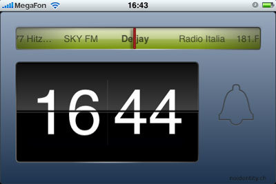 Radio Alarm - radio alarm clock in iPhone