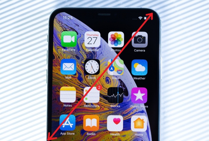 Diagonal in inches Iphone X 