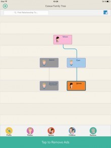 Roots Genealogy - creating a family tree