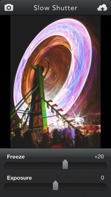 Slow Shutter - photos on iPhone with long exposure 