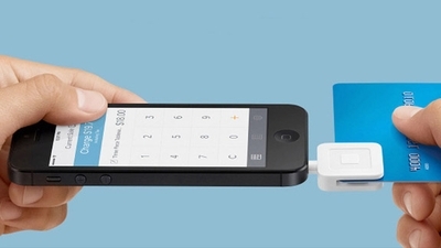 Square Reader is a compact POS terminal for iPhone