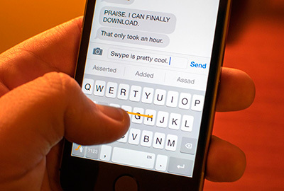 Swype - gesture-oriented keyboard for iPhone
