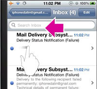 Mail tricks in iPhone 