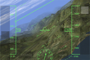 X-Plane9 flight simulator on iPhone