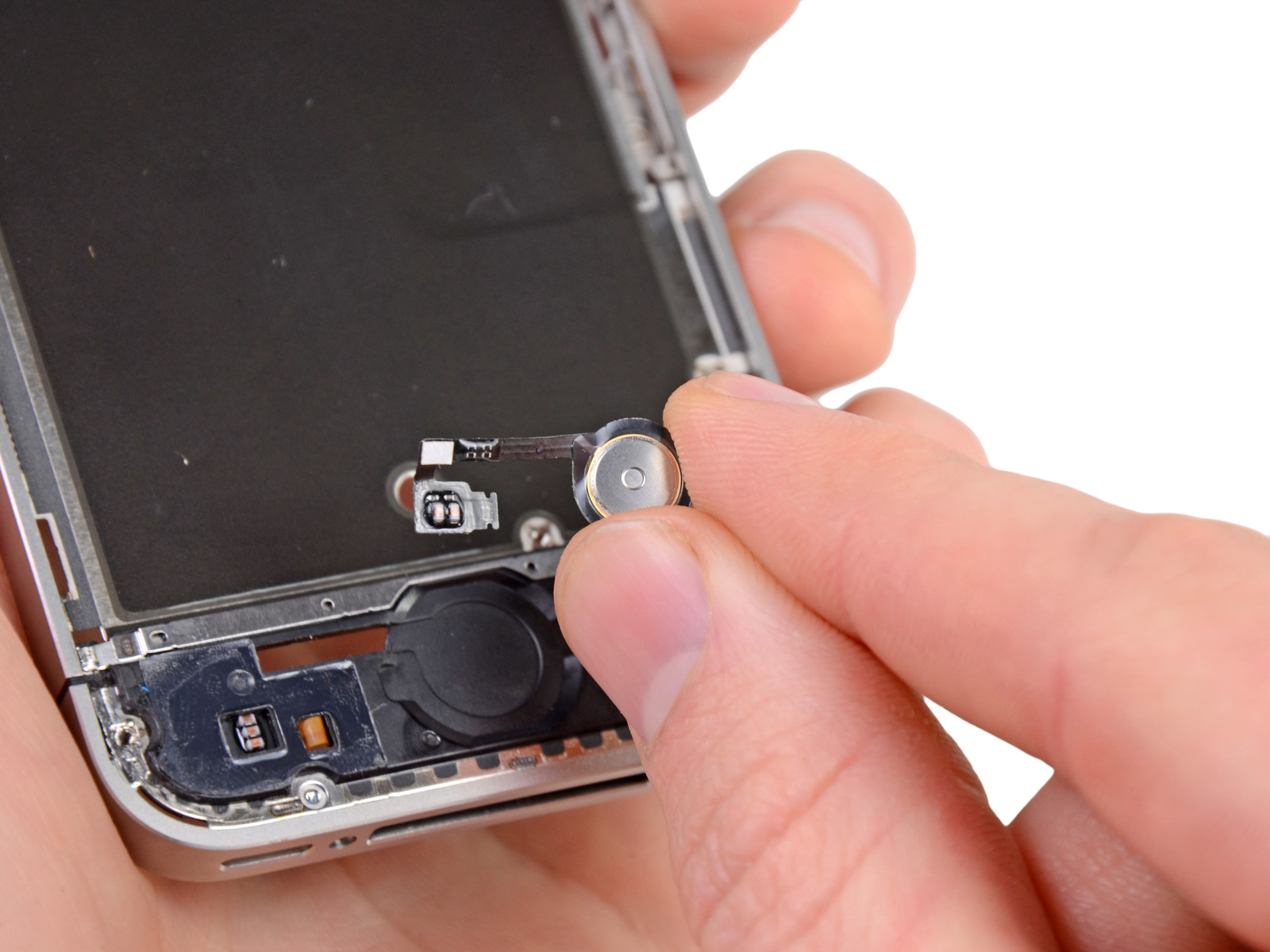 replacing a button on an iPhone 4 