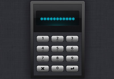 Protection of personal information in iPhone, password for the application 